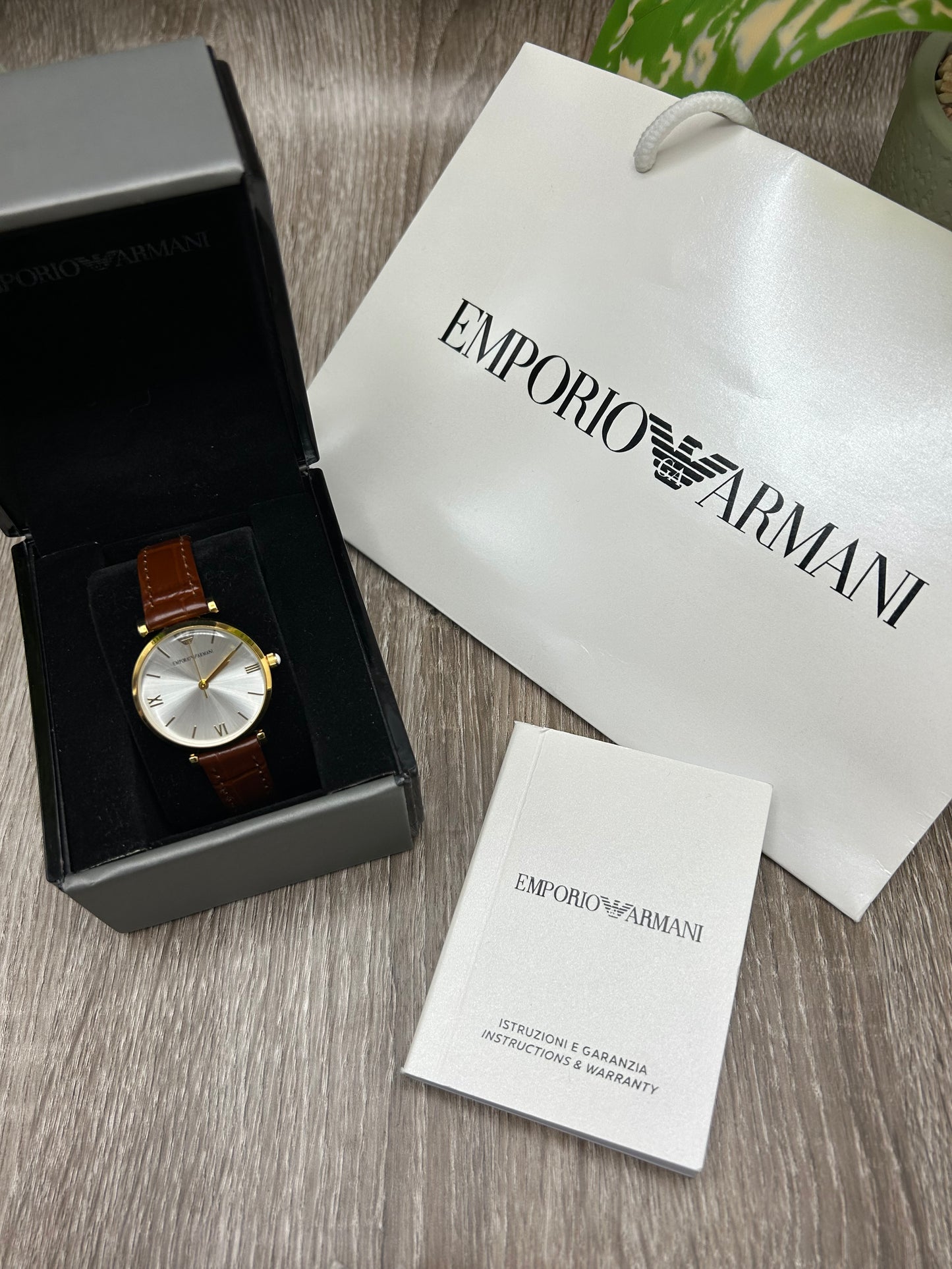 EMPORIO ARMANI Cuir