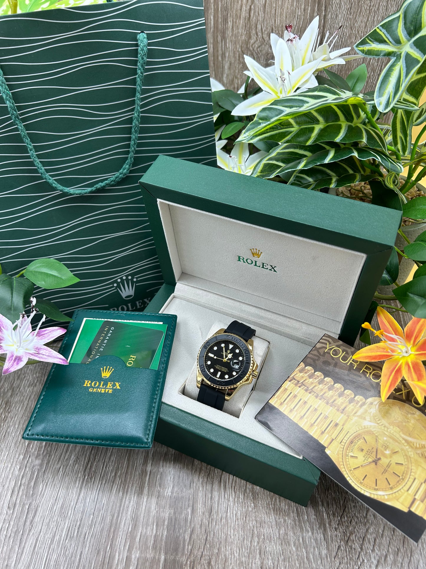 ROLEX BRACLET CAOUTCHOUC