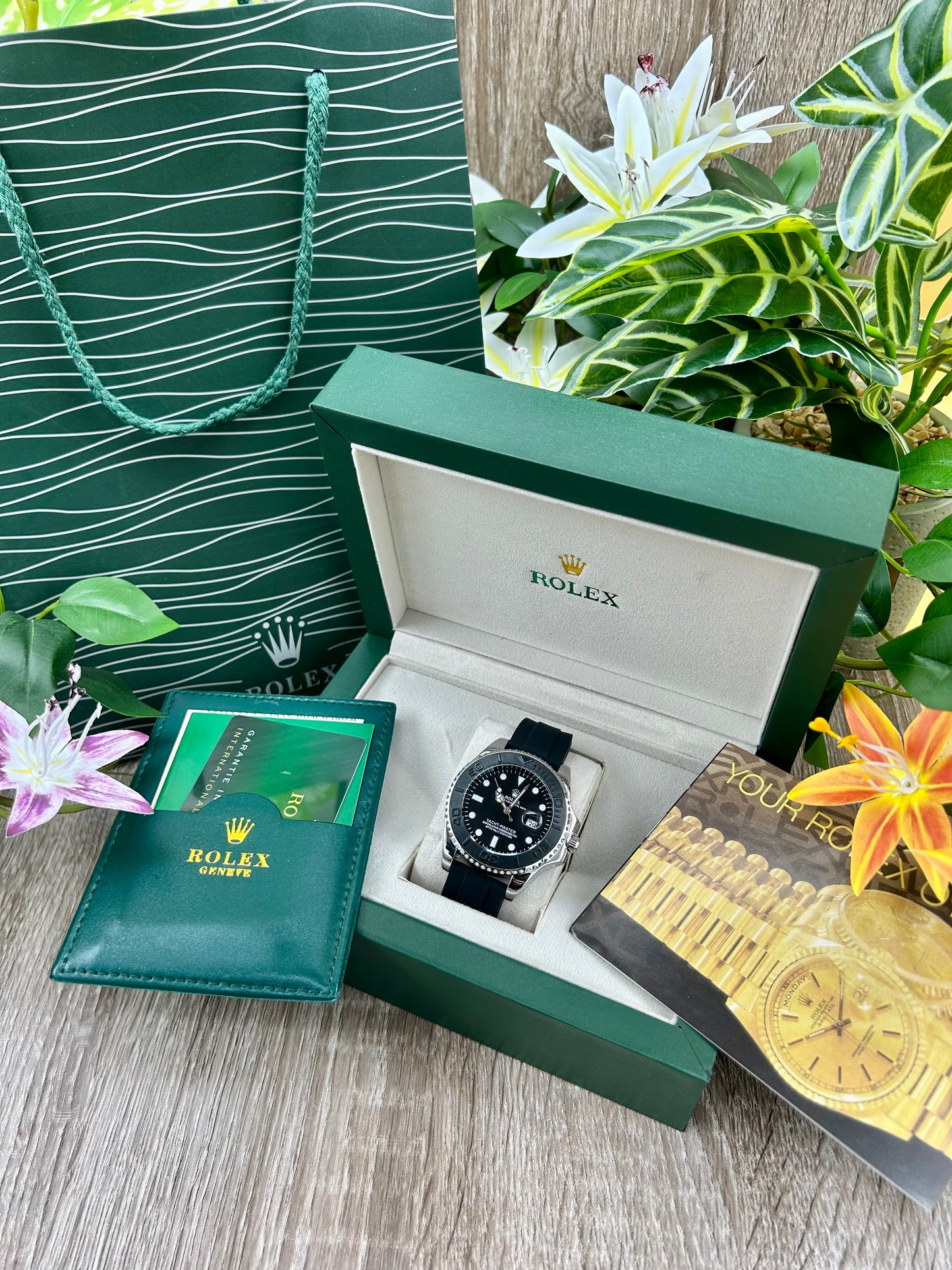 ROLEX BRACLET CAOUTCHOUC